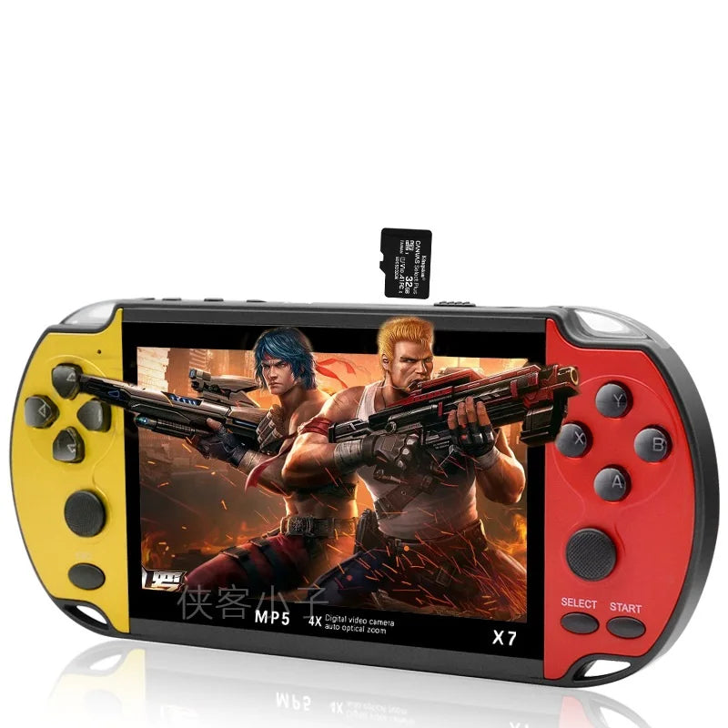 Handheld Game Console X7 4.3 Inch HD Children Retro Nostalgia 8G Handheld Game