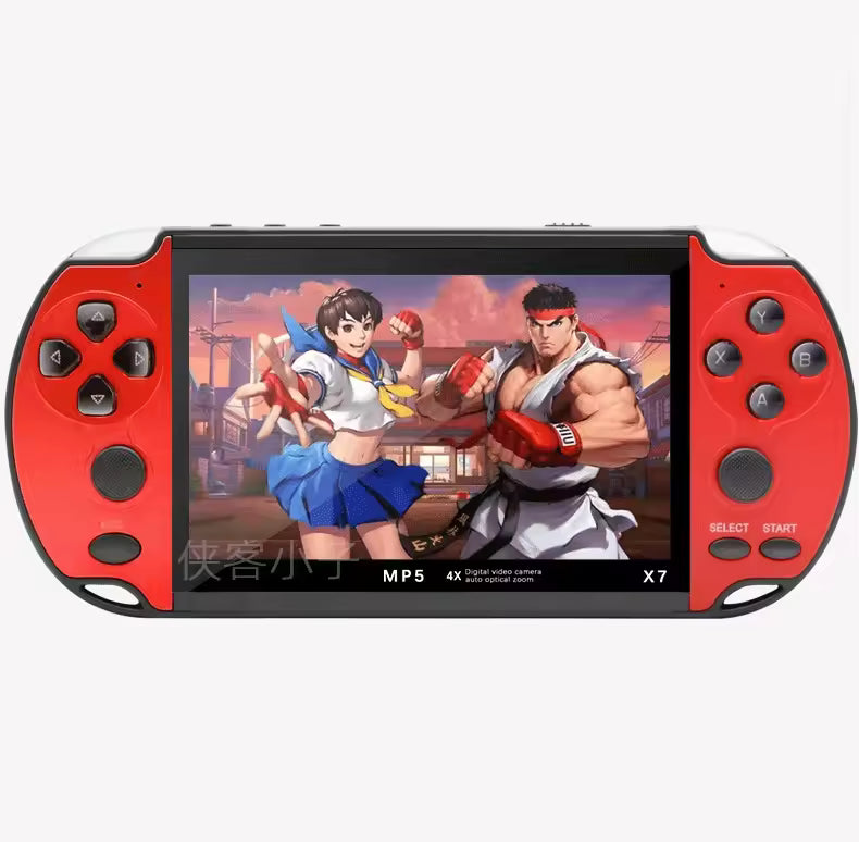 Handheld Game Console X7 4.3 Inch HD Children Retro Nostalgia 8G Handheld Game